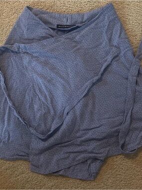 Brandy Melville Light Blue Printed Skirt